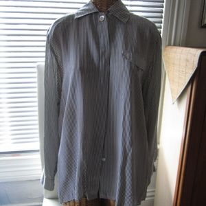 Lee David Silk Shirt SZ  M